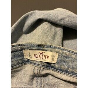 Hollister California Skinny Blue Jeans, Size 0S1L 1L W30 L85 Authentic Denim